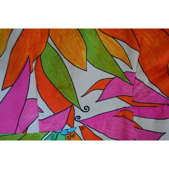 Ronny Kobo Tropical One Shoulder Dress Size Small - Picture 6 of 7